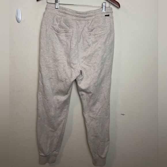 Ted Baker London Jersey Jogger Beige Marl Sweat Pants Elastic Waist Mens 32 - Picture 3 of 3